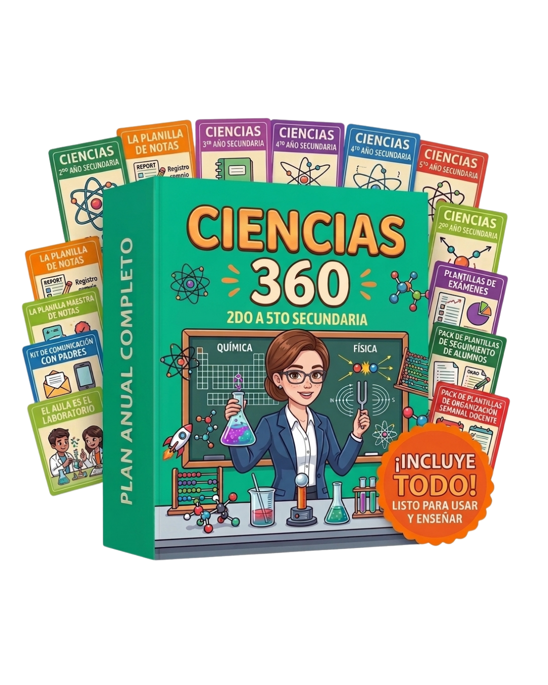 PACK CIENCIAS 360: 12 Tomos + 6 Bonus
