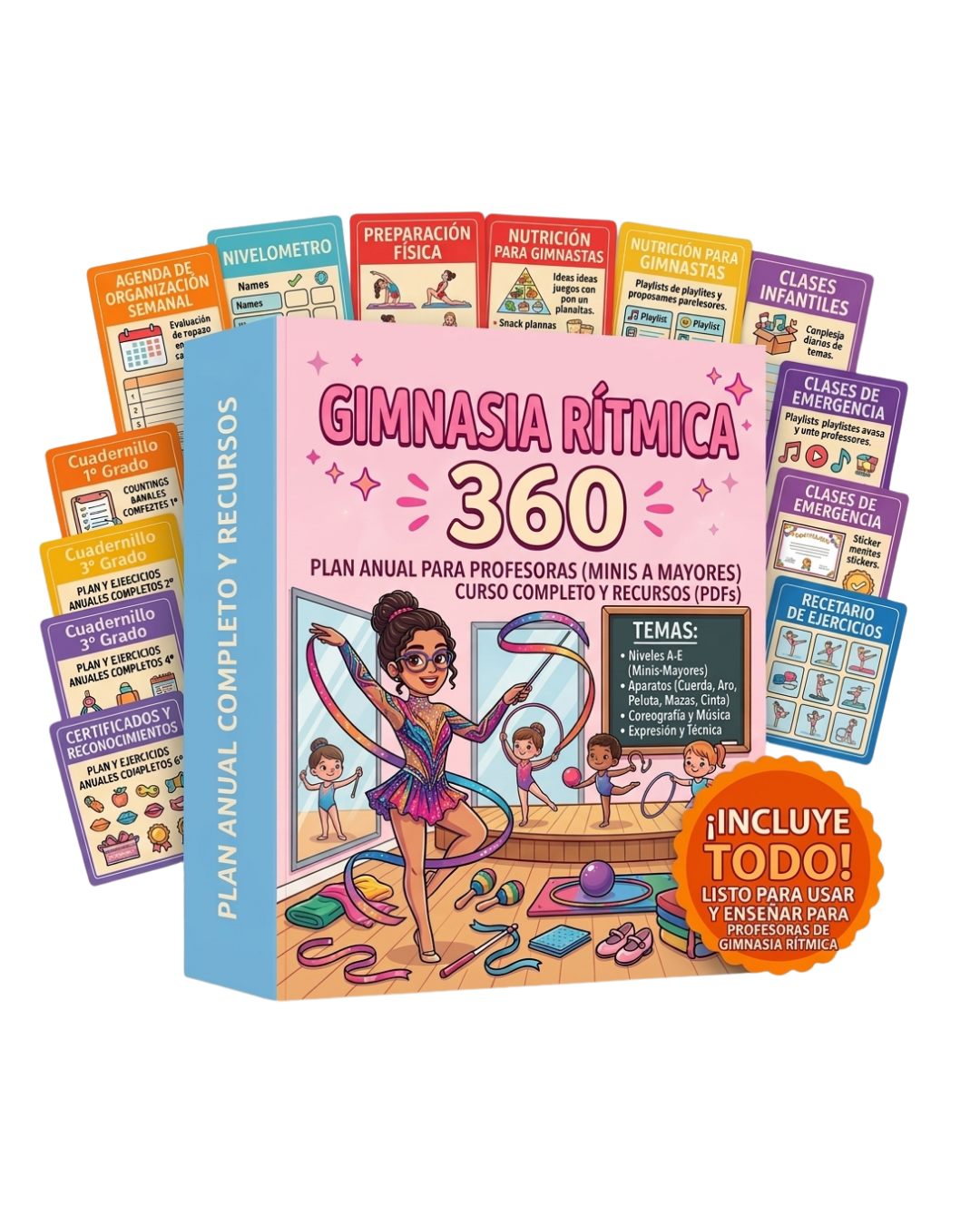 PACK GIMNASIA RÍTMICA: 12 Tomos + 6 Bonus