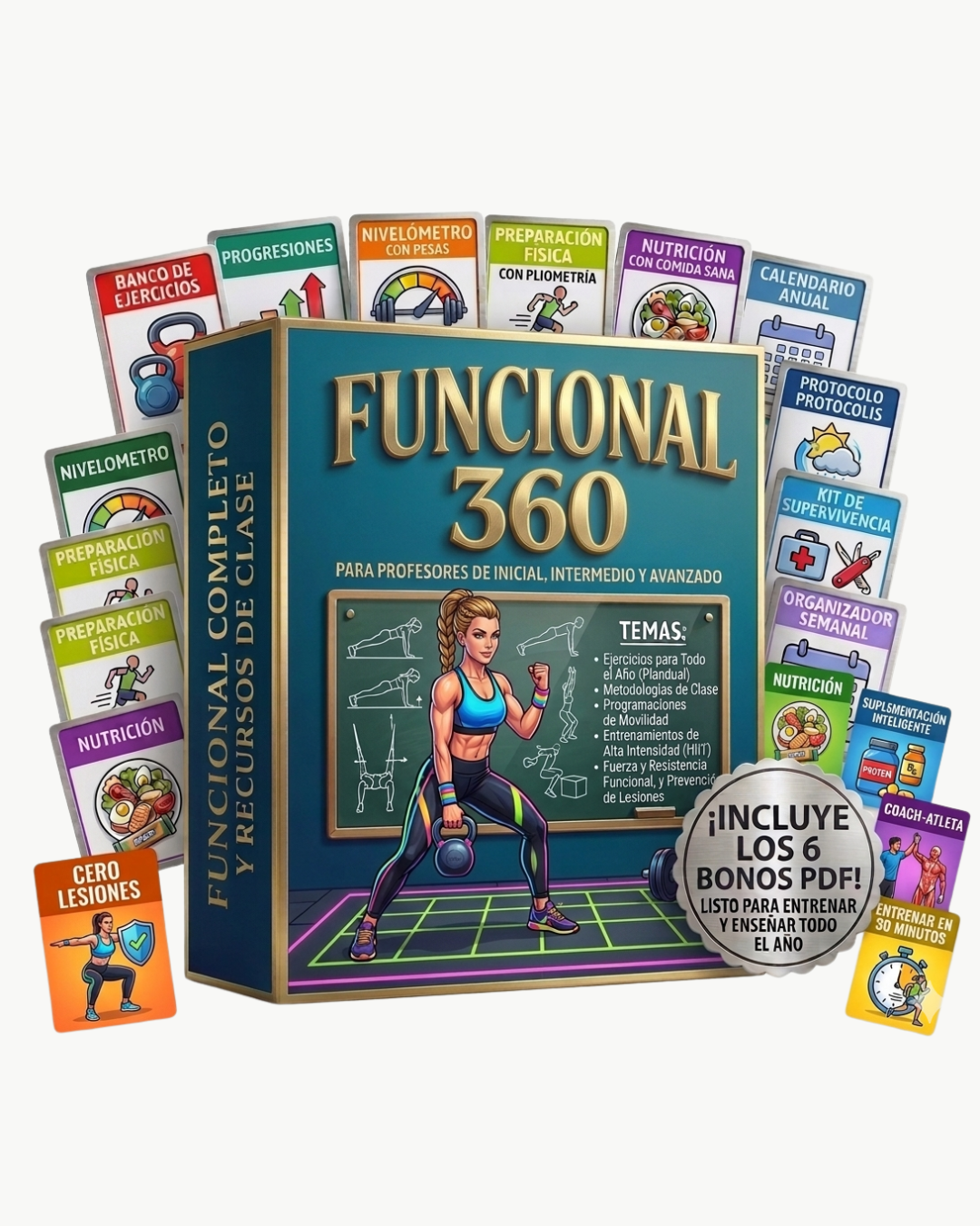 PACK FUNCIONAL 360: 12 Tomos + 6 Bonus