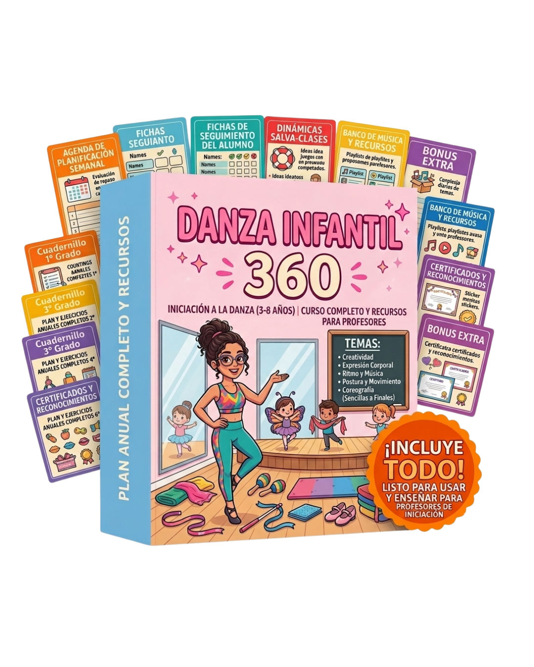 PACK DANZA INFANTIL 360: 12 Tomos + 6 Bonus