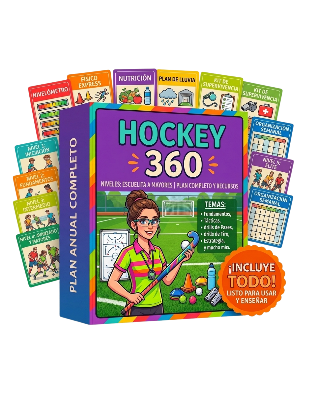 PACK HOCKEY 360: 16 Tomos + 6 Bonus