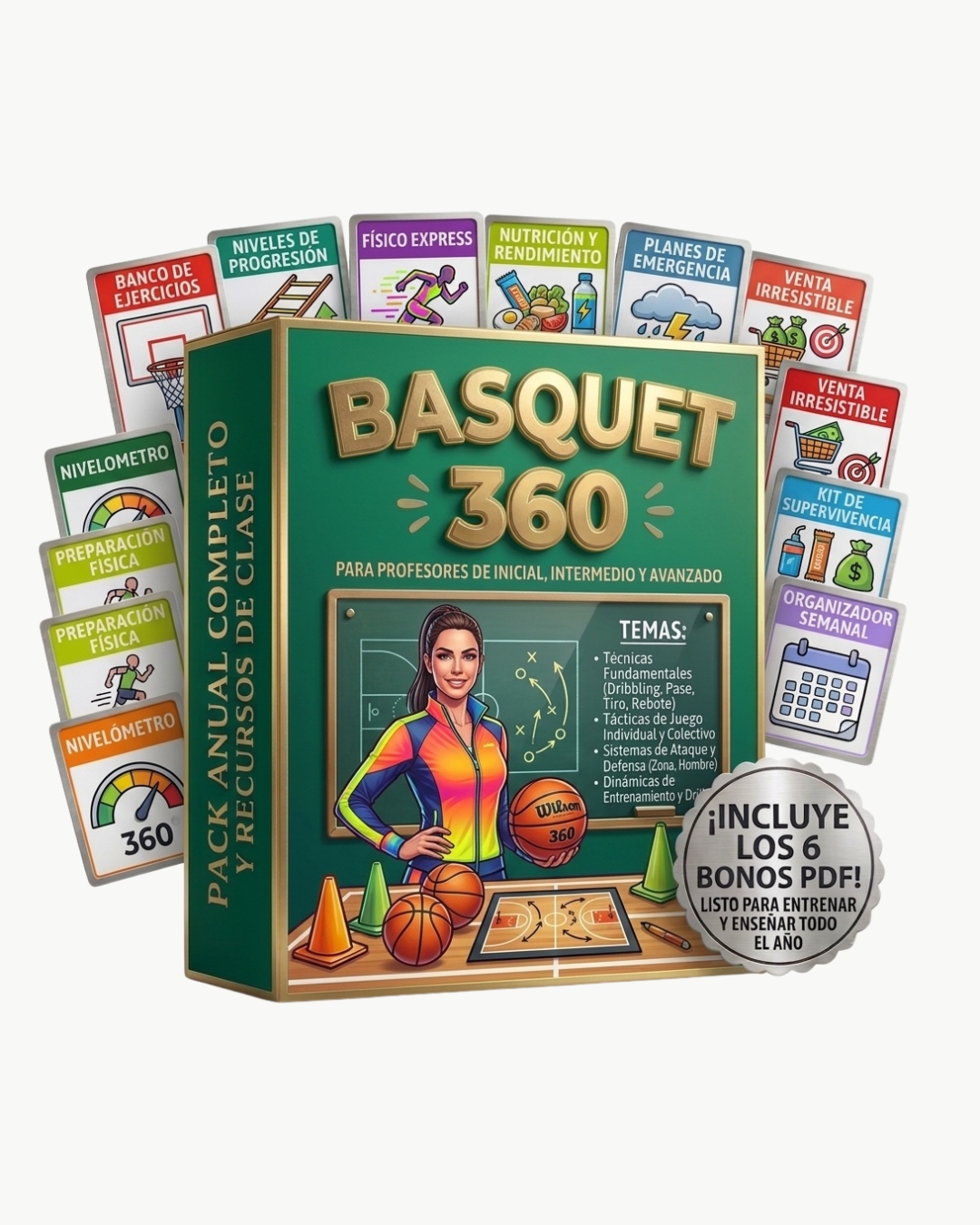 PACK BASQUET 360: 12 Tomos + 6 Bonus