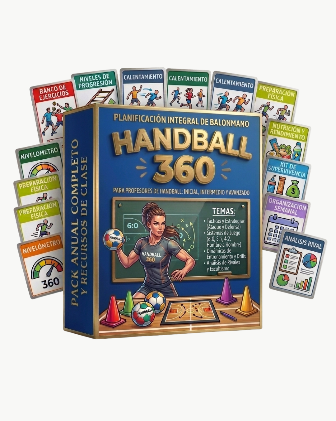PACK HANDBALL 360: 14 Tomos + 6 Bonus